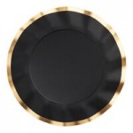 Sophistiplate Everyday Black Paper Guest Towel - 240/Case