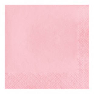 Creative Converting 58158B Classic Pink 3-Ply 1/4 Fold Luncheon Napkin - 500/Case Creative Converting 58158B Classic Pink 3-Ply 1/4 Fold Luncheon Napkin - 500/Case