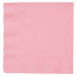 Creative Converting 58158B Classic Pink 3-Ply 1/4 Fold Luncheon Napkin - 500/Case
