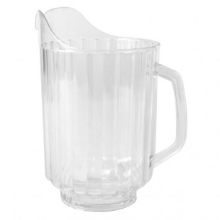 Fineline 550.CL Platter Pleasers 60 oz. Clear Plastic Pitcher - 12/Case Fineline 550.CL Platter Pleasers 60 oz. Clear Plastic Pitcher - 12/Case