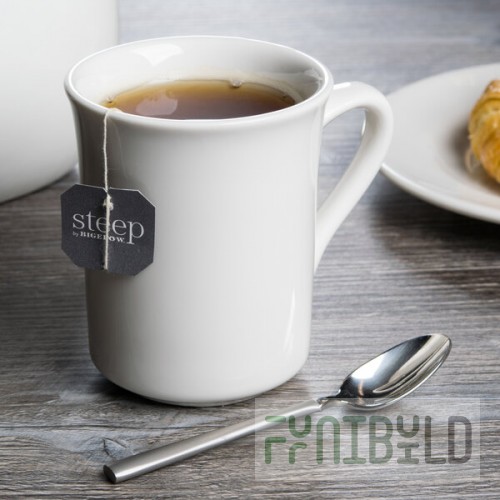 Libbey Slenda 8.5 oz. Royal Rideau White Porcelain Mug - Sample