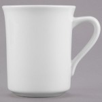 Libbey Slenda 8.5 oz. Royal Rideau White Porcelain Mug - Sample Libbey Slenda 8.5 oz. Royal Rideau White Porcelain Mug - Sample