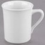 Libbey Slenda 8.5 oz. Royal Rideau White Porcelain Mug - Sample Libbey Slenda 8.5 oz. Royal Rideau White Porcelain Mug - Sample