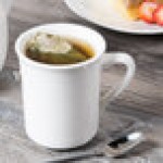 Libbey Slenda 8.5 oz. Royal Rideau White Porcelain Mug - Sample Libbey Slenda 8.5 oz. Royal Rideau White Porcelain Mug - Sample