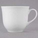 Libbey Slenda 8.5 oz. Royal Rideau White Porcelain Mug - Sample Libbey Slenda 8.5 oz. Royal Rideau White Porcelain Mug - Sample