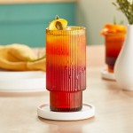 Acopa Lore 13 oz. Amber Highball Glass - Sample Acopa Lore 13 oz. Amber Highball Glass - Sample
