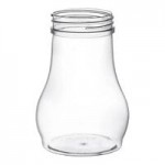 Vollrath 214 Traex® Dripcut® 14 oz. Clear Glass Syrup Server with Chrome-Plated Top Vollrath 214 Traex® Dripcut® 14 oz. Clear Glass Syrup Server with Chrome-Plated Top
