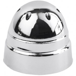 TableCraft Chrome Plated ABS Plastic 1.5 oz. Salt and Pepper Shaker Top - 80T - 24/Case