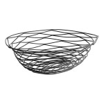 TableCraft BK17412 Artisan Oval Black Wire Basket - 12 TableCraft BK17412 Artisan Oval Black Wire Basket - 12