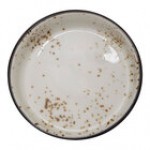 International Tableware Splash 2 oz. Lunar Blue Stoneware Sauce Dish - 36/Case