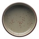 International Tableware Splash 2 oz. Lunar Blue Stoneware Sauce Dish - 36/Case