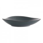 International Tableware Splash 2 oz. Lunar Blue Stoneware Sauce Dish - 36/Case