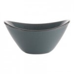 International Tableware Splash 2 oz. Lunar Blue Stoneware Sauce Dish - 36/Case