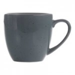 International Tableware Splash 2 oz. Lunar Blue Stoneware Sauce Dish - 36/Case