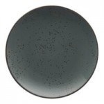 International Tableware Splash 2 oz. Lunar Blue Stoneware Sauce Dish - 36/Case