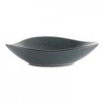 International Tableware Splash 2 oz. Lunar Blue Stoneware Sauce Dish - 36/Case
