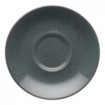 International Tableware Splash 2 oz. Lunar Blue Stoneware Sauce Dish - 36/Case