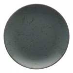 International Tableware Splash 2 oz. Lunar Blue Stoneware Sauce Dish - 36/Case