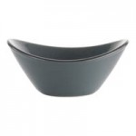 International Tableware Splash 2 oz. Lunar Blue Stoneware Sauce Dish - 36/Case