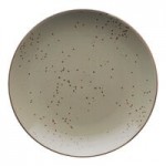 International Tableware Splash 2 oz. Green Smoke Stoneware Sauce Dish - 36/Case