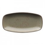International Tableware Splash 2 oz. Green Smoke Stoneware Sauce Dish - 36/Case