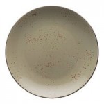 International Tableware Splash 2 oz. Green Smoke Stoneware Sauce Dish - 36/Case