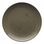 International Tableware Splash 2 oz. Green Smoke Stoneware Sauce Dish - 36/Case
