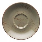 International Tableware Splash 2 oz. Green Smoke Stoneware Sauce Dish - 36/Case