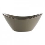 International Tableware Splash 2 oz. Green Smoke Stoneware Sauce Dish - 36/Case