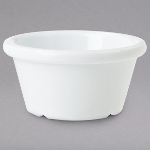 GET S-620-W 2 oz. White Smooth Melamine Ramekin - 48/Case GET S-620-W 2 oz. White Smooth Melamine Ramekin - 48/Case