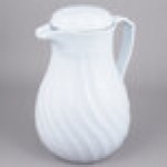 Vollrath 52164 SwirlServe 64 oz. White Hot-N-Cold Beverage Server Vollrath 52164 SwirlServe 64 oz. White Hot-N-Cold Beverage Server