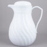 Vollrath 52164 SwirlServe 64 oz. White Hot-N-Cold Beverage Server Vollrath 52164 SwirlServe 64 oz. White Hot-N-Cold Beverage Server