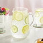 Acopa 75 oz. Round Glass Pitcher - 6/Case Acopa 75 oz. Round Glass Pitcher - 6/Case