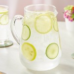 Acopa 75 oz. Round Glass Pitcher - 6/Case Acopa 75 oz. Round Glass Pitcher - 6/Case