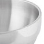Vollrath 46667 3.4 Qt. Double Wall Stainless Steel Round Satin-Finished Serving Bowl
