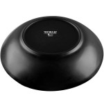 Libbey DRI-4-O Driftstone 38 oz. Onyx Satin Matte Porcelain Coupe Bowl - 12/Case
