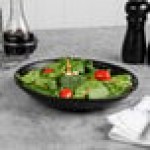 Libbey DRI-4-O Driftstone 38 oz. Onyx Satin Matte Porcelain Coupe Bowl - 12/Case