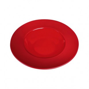 Elite Global Solutions Maya 10 oz. Red Reactive Glaze Melamine Pasta / Soup Bowl - 6/Case Elite Global Solutions Maya 10 oz. Red Reactive Glaze Melamine Pasta / Soup Bowl - 6/Case
