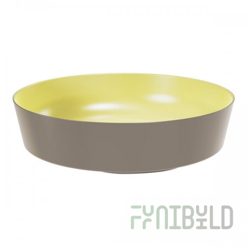 Dalebrook Mayfair from Global Tableware Collective 80 oz. Yellow Round Melamine Bowl - 6/Case