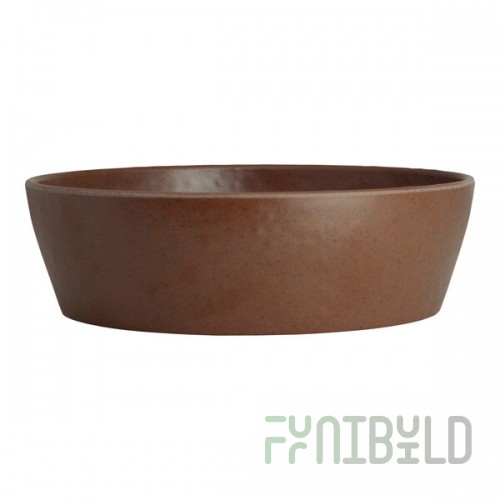 Creations Cali from Steelite International 16.5 oz. Redwood Melamine Round Bowl - 12/Pack