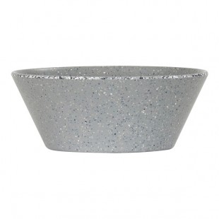 Cal-Mil Coronado 28 oz. Round Gray Melamine Bowl