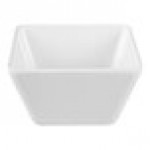 Vollrath V22201 20 oz. White Small Square Melamine Bowl