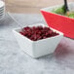 Vollrath V22201 20 oz. White Small Square Melamine Bowl