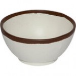 GET B-299-BR Pottery Market 10 oz. Glazed Brown Melamine Bowl with Clay Trim - 24/Case GET B-299-BR Pottery Market 10 oz. Glazed Brown Melamine Bowl with Clay Trim - 24/Case