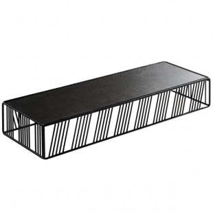 Cal-Mil 4103-3-13 Portland Black Rectangular Riser - 20 1/4