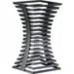Cal-Mil 1465-15-13 Black Metal Elevation Riser - 8