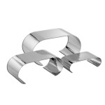 American Metalcraft CRH3 3-Piece Hammered Stainless Steel Curl Riser Set American Metalcraft CRH3 3-Piece Hammered Stainless Steel Curl Riser Set