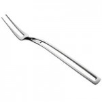Vollrath 46720 Miramar® 1 oz. Stainless Steel Open Handle Solid Oval Serving Spoon