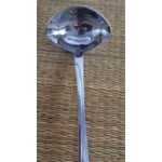 Acopa Swirl .80 oz. 18/8 Stainless Steel Ladle with Spout