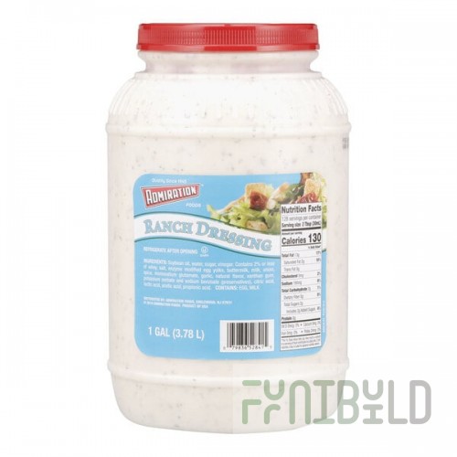 Admiration Ranch Dressing 1 Gallon - 4/Case